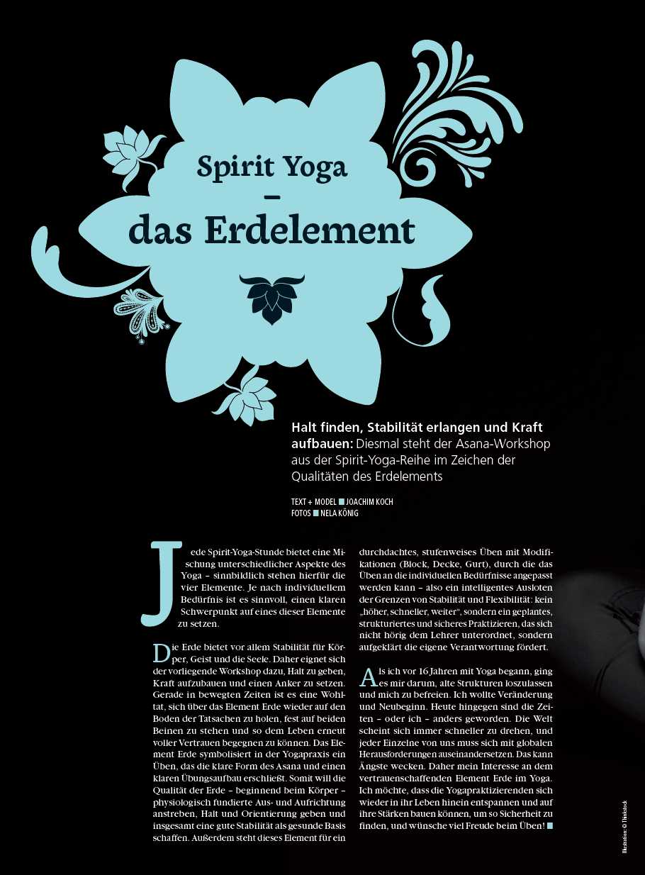 Artikel - Erdelement Spirit Yoga