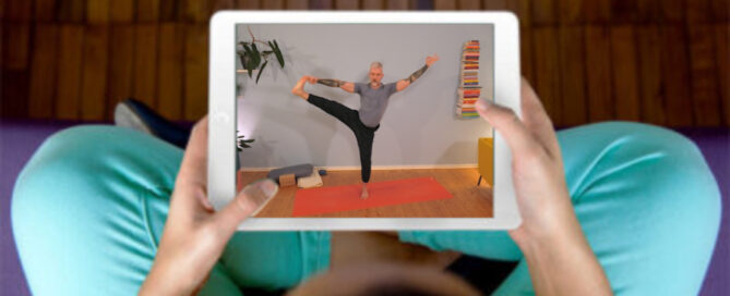 Live Online-Yogastunden mit Yang Yoga über Zoom